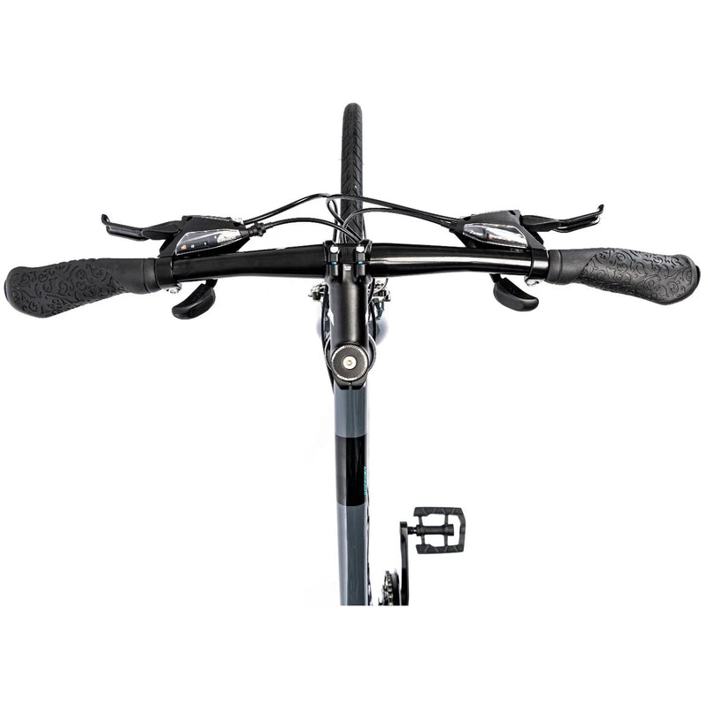 Merida Speeder 10-V W Womens Flat Bar Road Bike Glossy Grey/Black/Teal