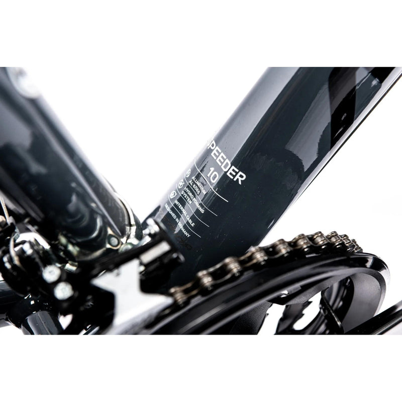 Merida Speeder 10-V W Womens Flat Bar Road Bike Glossy Grey/Black/Teal