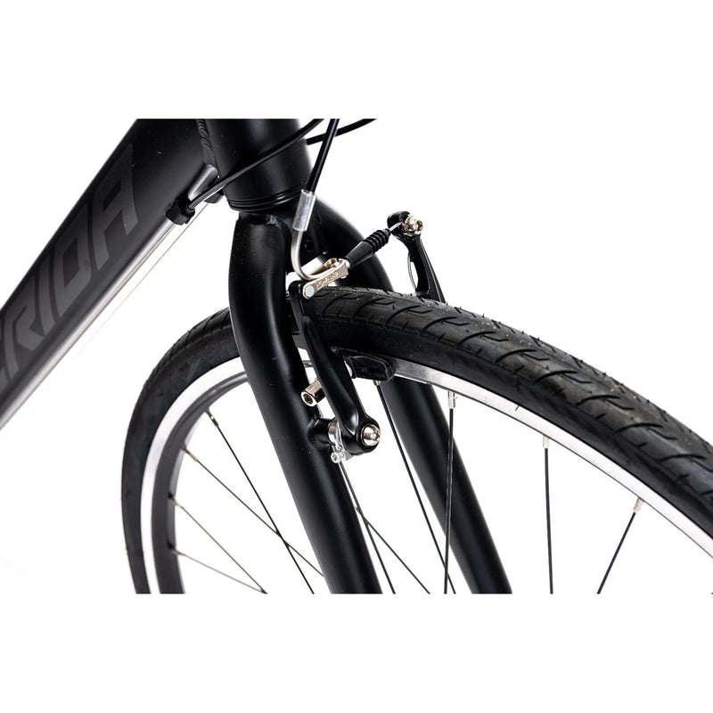 Merida Speeder 10-V Flat Bar Road Bike Matt Black/Silver