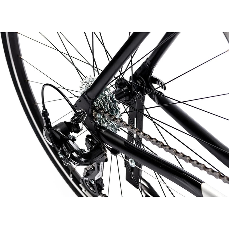 Merida Speeder 10-V Flat Bar Road Bike Matt Black/Silver