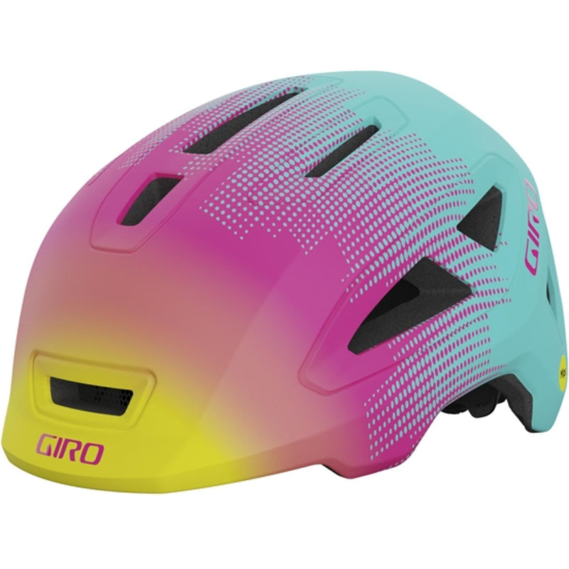 Helmet Giro Scamp II Kids Helmet Matte Teal/Pink Towers