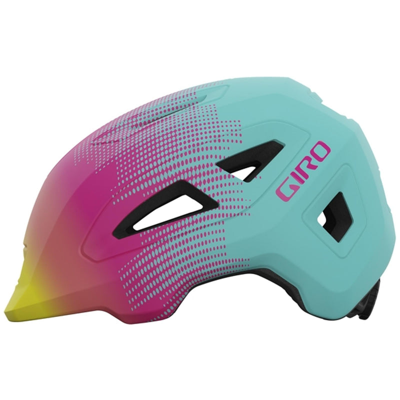 Helmet Giro Scamp II Kids Helmet Matte Teal/Pink Towers