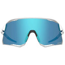 Tifosi Rail Race Cycling Glasses Matte White/Clarion Blue/Clear Lens