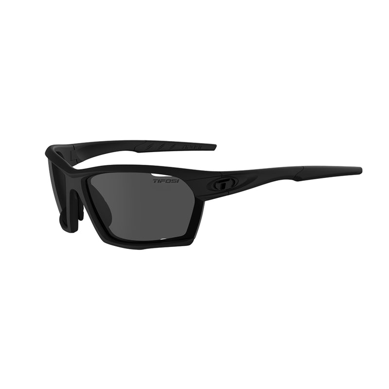 Tifosi Kilo Cycling Sunglasses BlackOut/Smoke/AC Red/Clear Lens