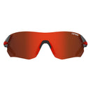 Tifosi Tsali Cycling Sunglasses Gunmetal/Red/Clarion Red/AC Red/Clear Lens