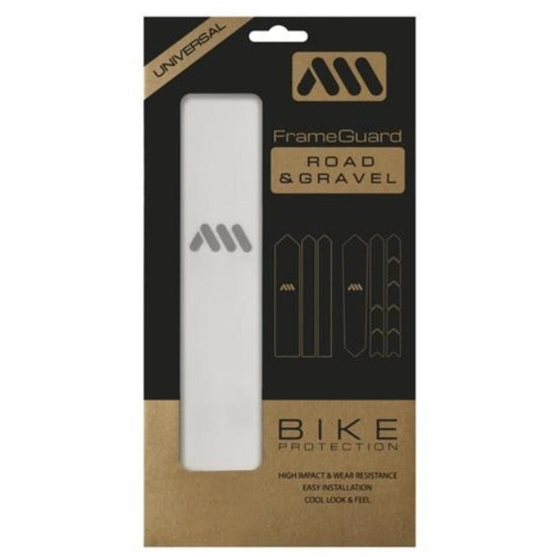 AMS Gravel/Road Frame Guard - Clear/Silver