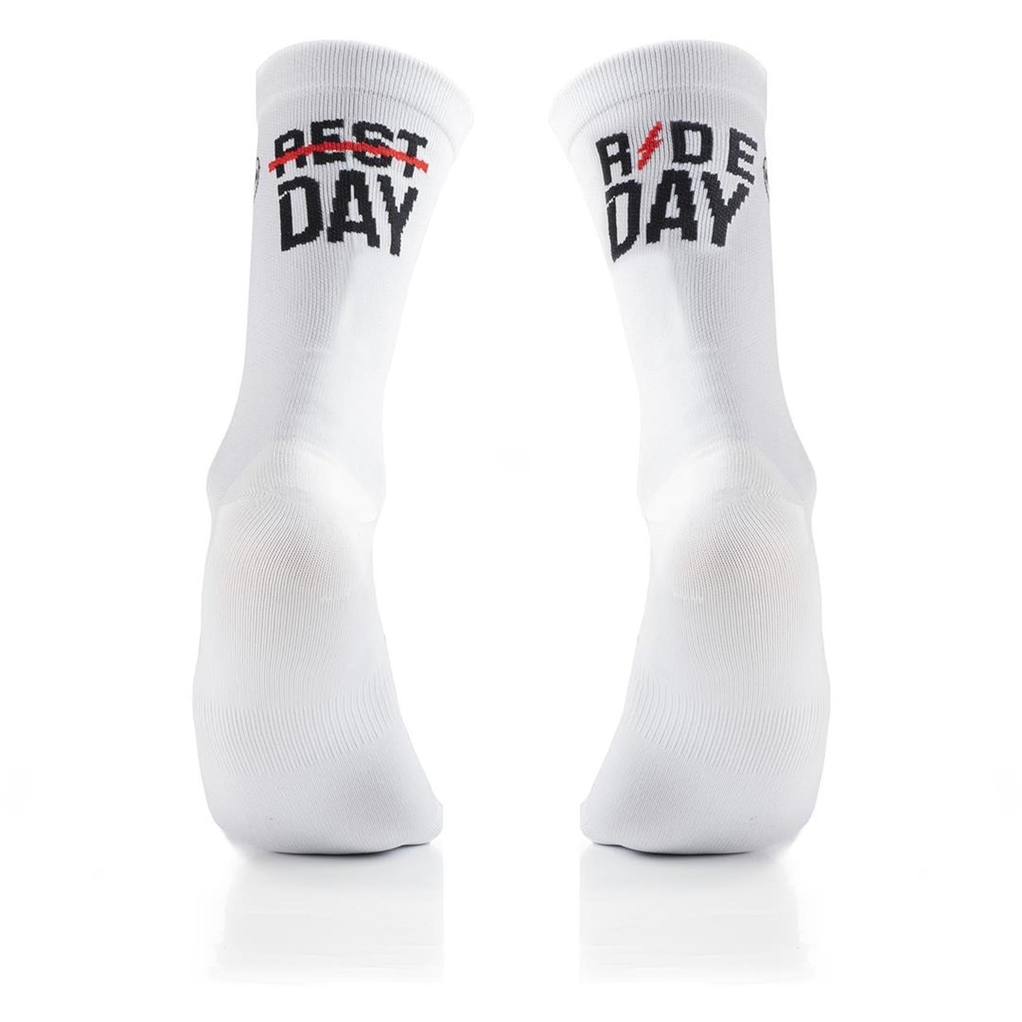 AMS Ride Day Road Long Socks White UNI 40-45cm
