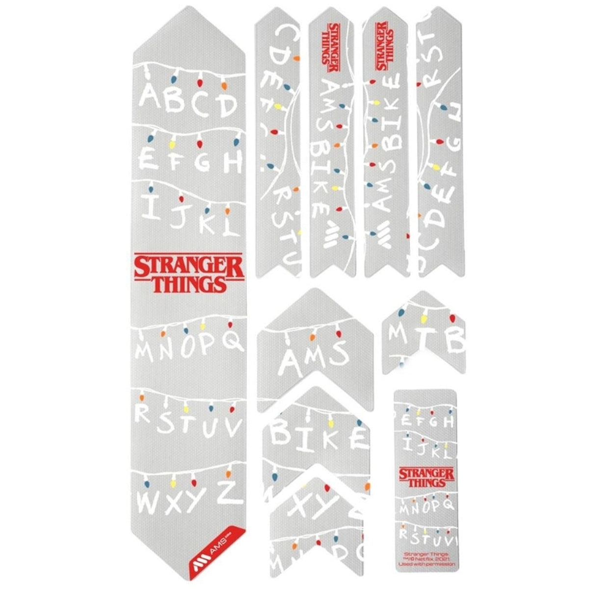 Ams Frame Guard Extra Stranger Things Lights White – 99bikes.co.nz