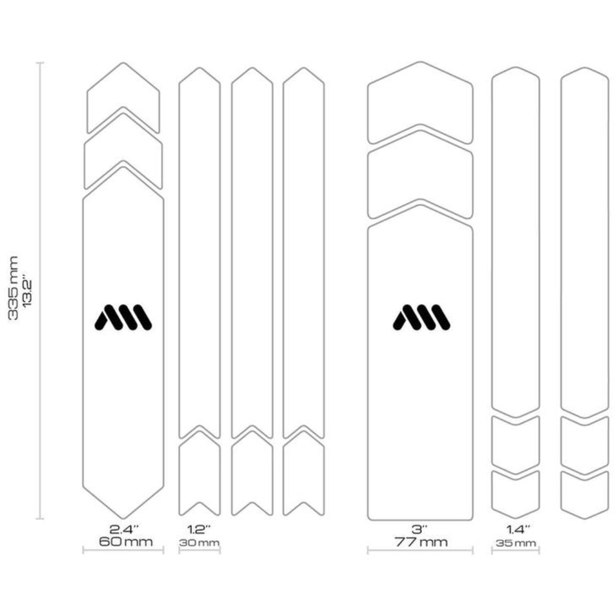 Ams Frame Guard Full Super Rider Black (E-Bike Compatible)