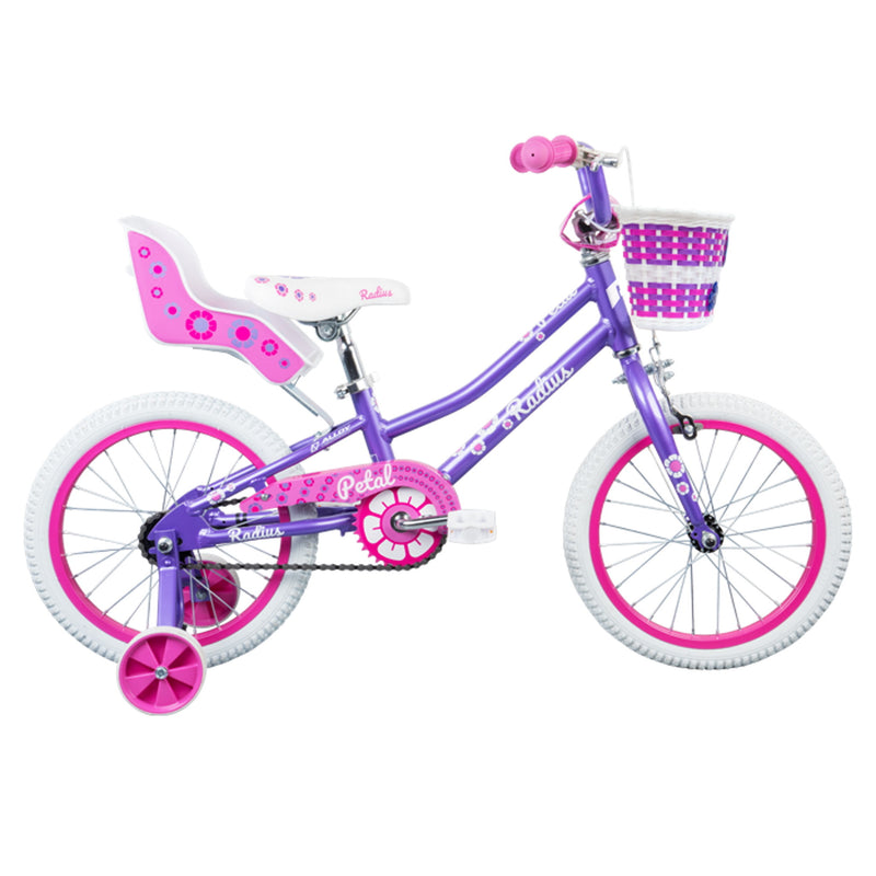 Apollo Petal 16" Kids Bike Gloss Lavender/Pink/White