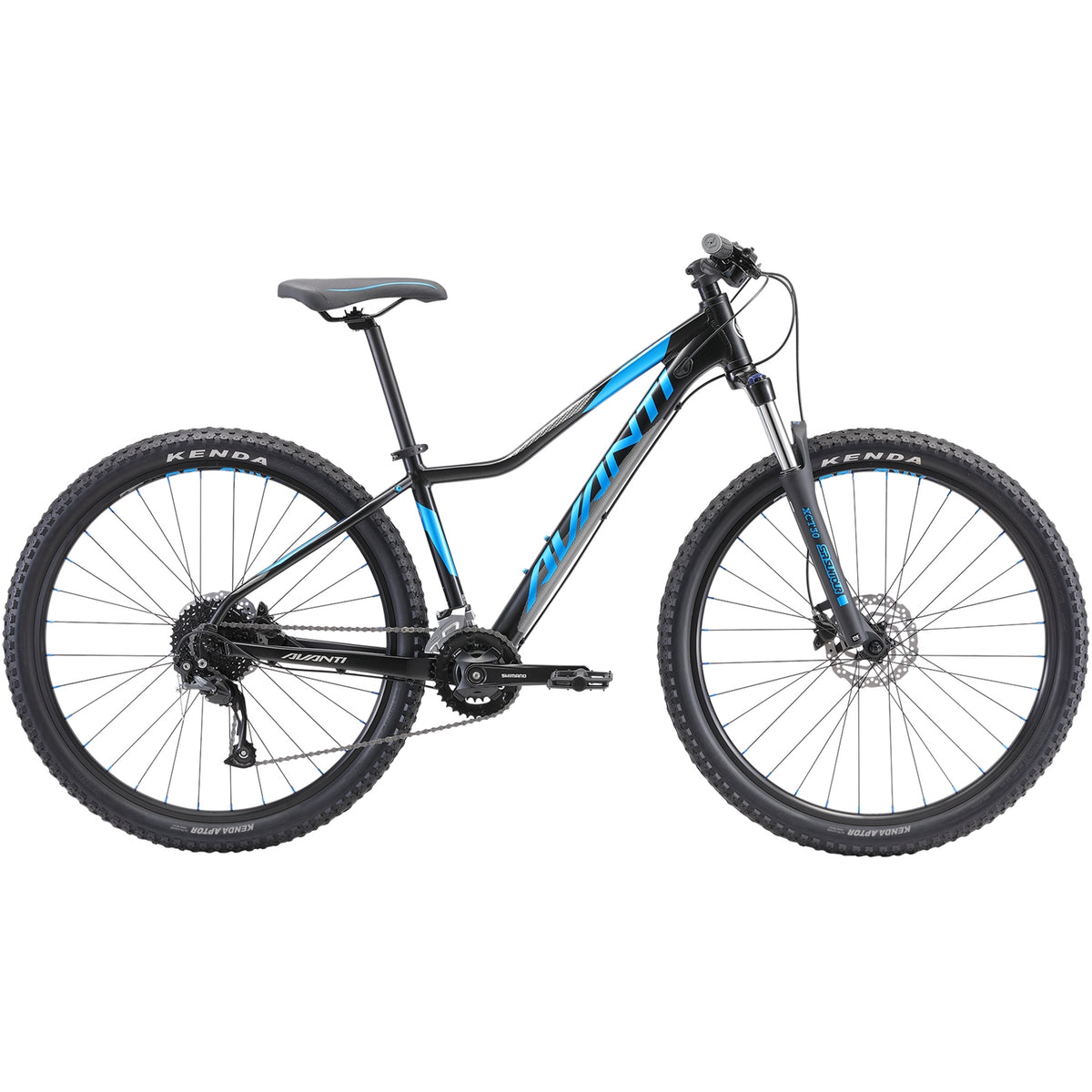 Avanti Montari 2W Hardtail Mountain Bike Metalflake Black/Blue