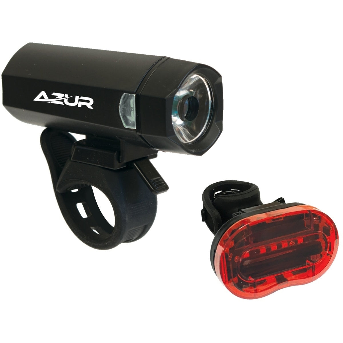 Azur Blaze 40/25 Lumens Battery Powered Lightset – 99bikes.co.nz