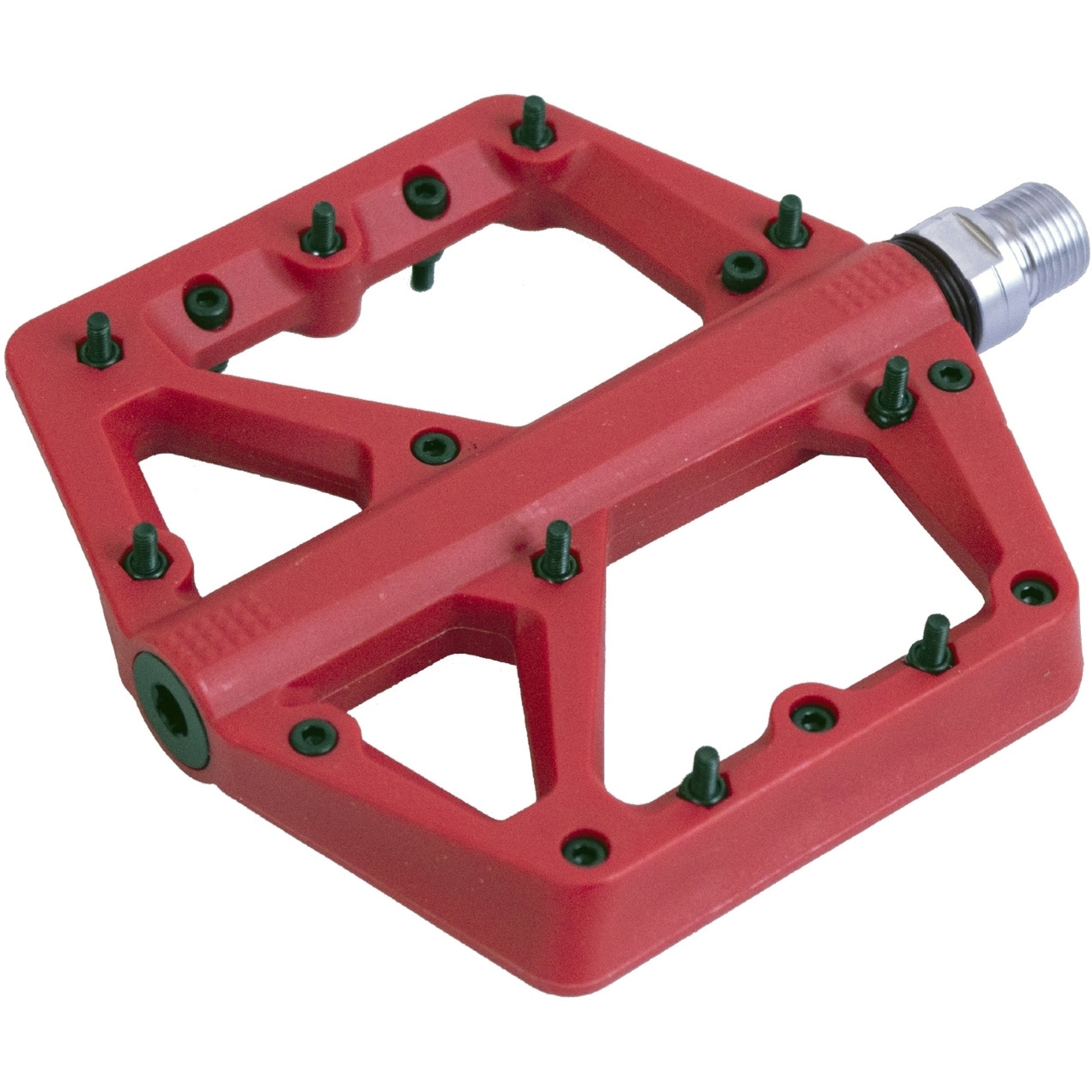 Azur Husky Flat Pedals Red