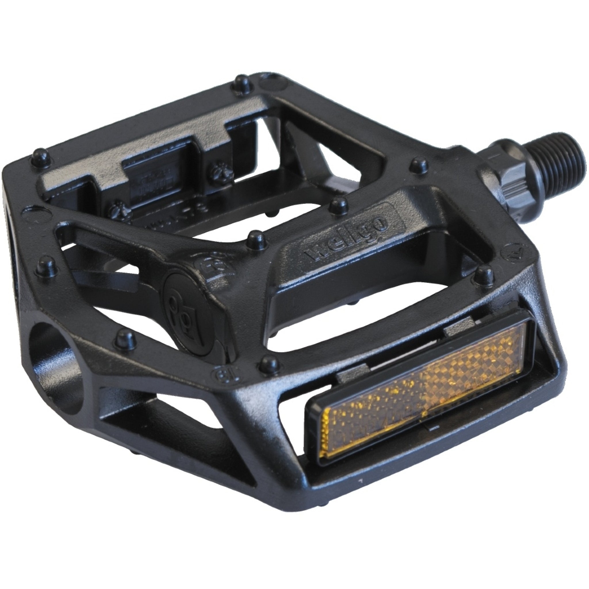 Azur Rail 9/16" Alloy Pedals Black (Pair)