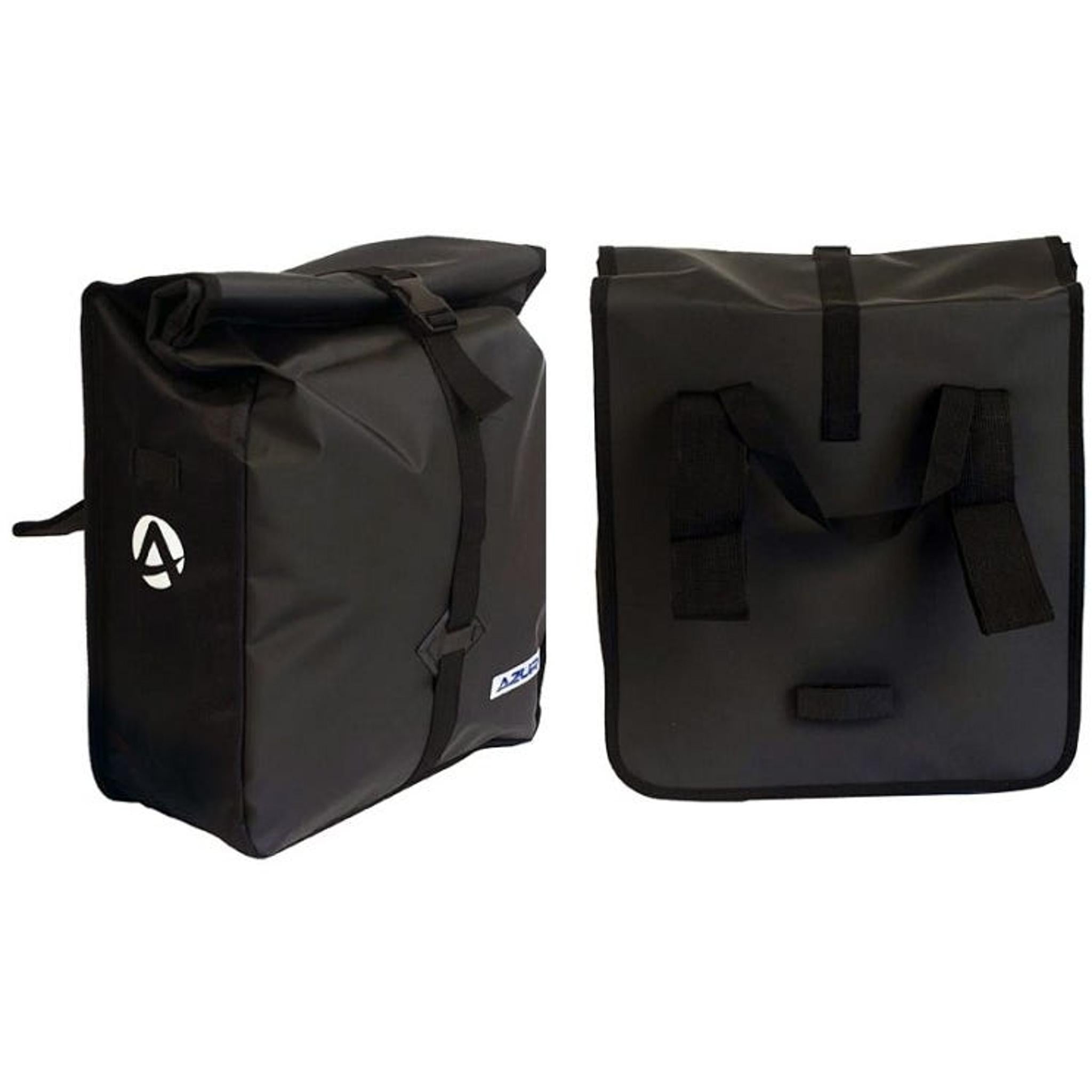 Azur Metro Pannier Bag Pair Black