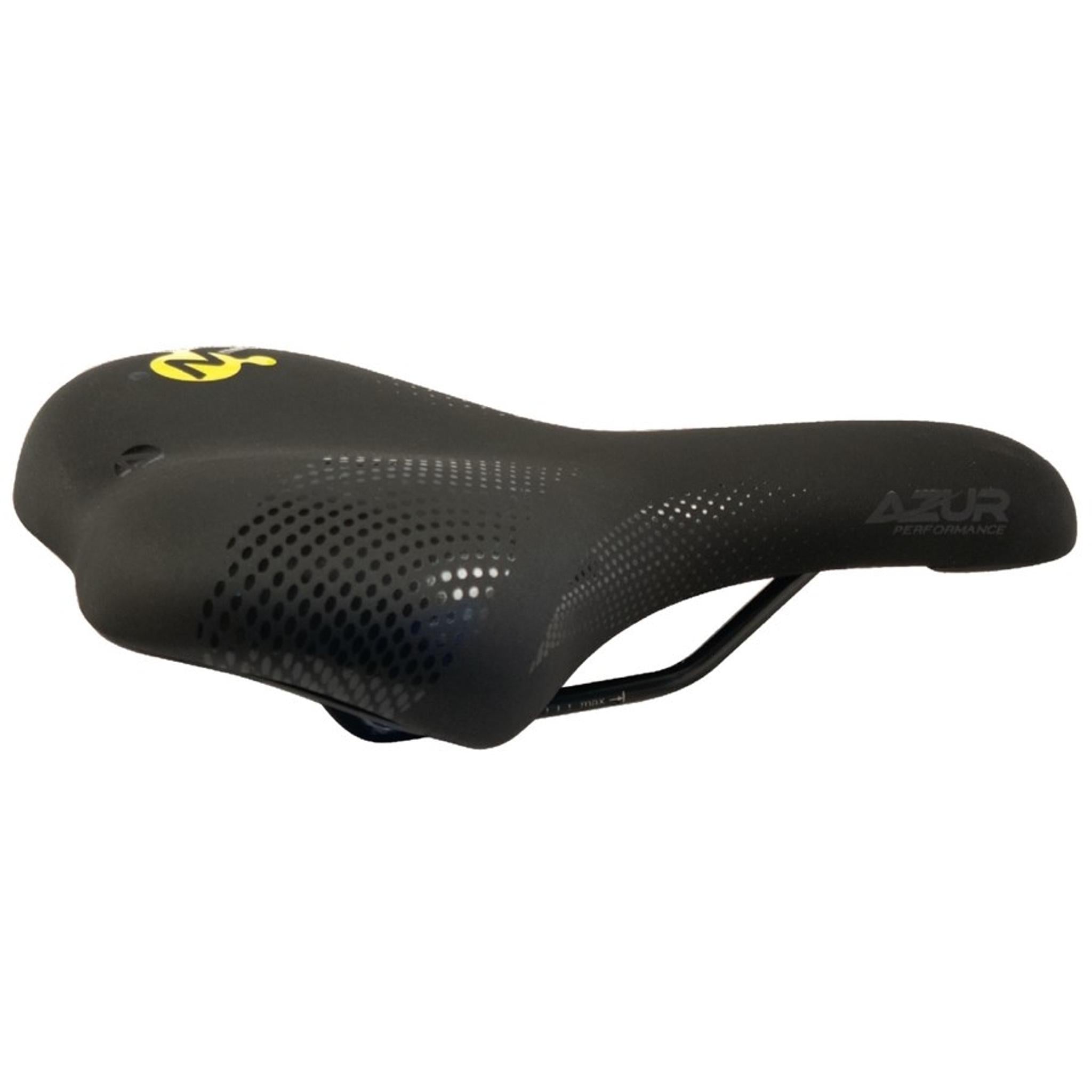 Azur Xi Memory Foam Saddle Black