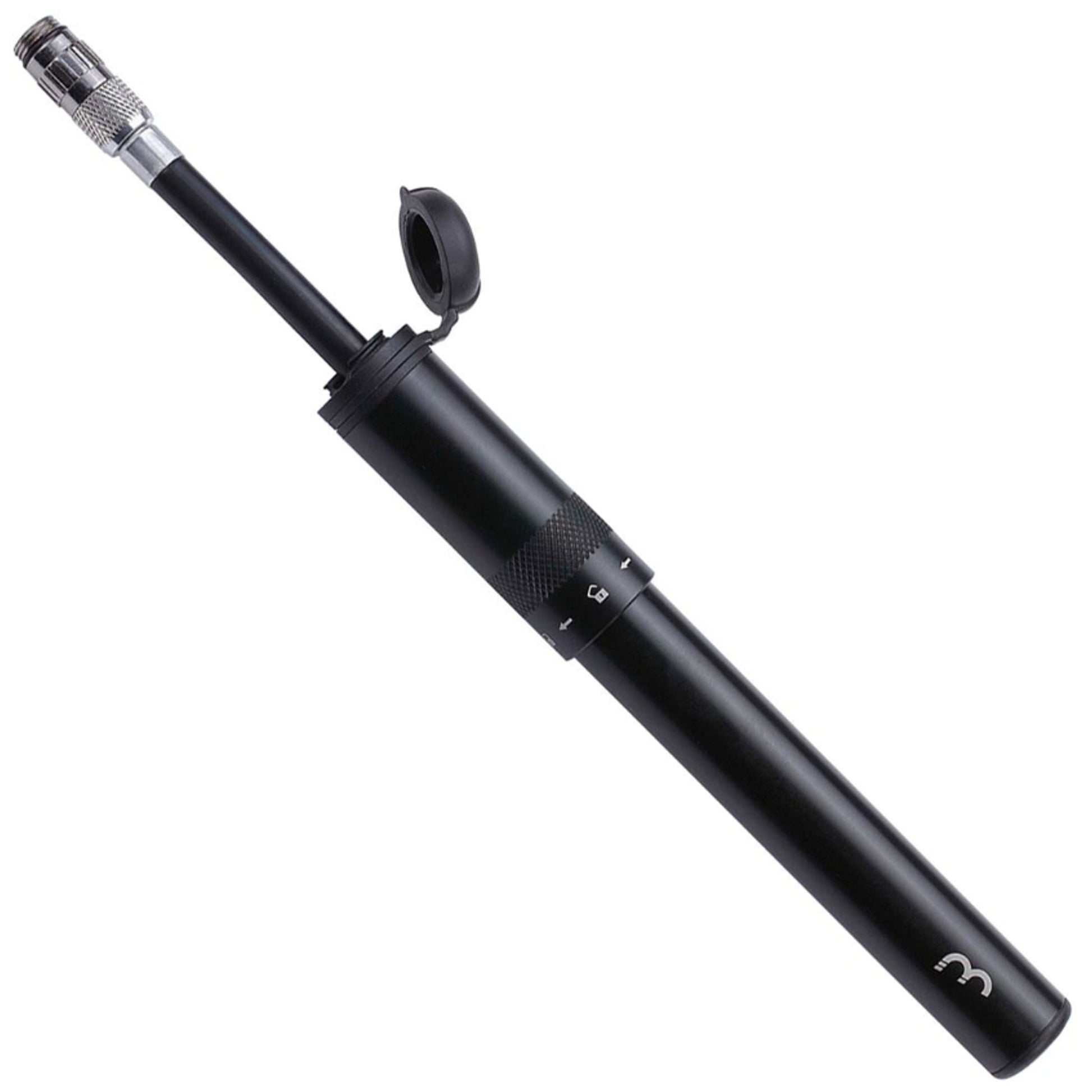 BBB Easyroad Minipump Black Aluminum 185mm 130Psi