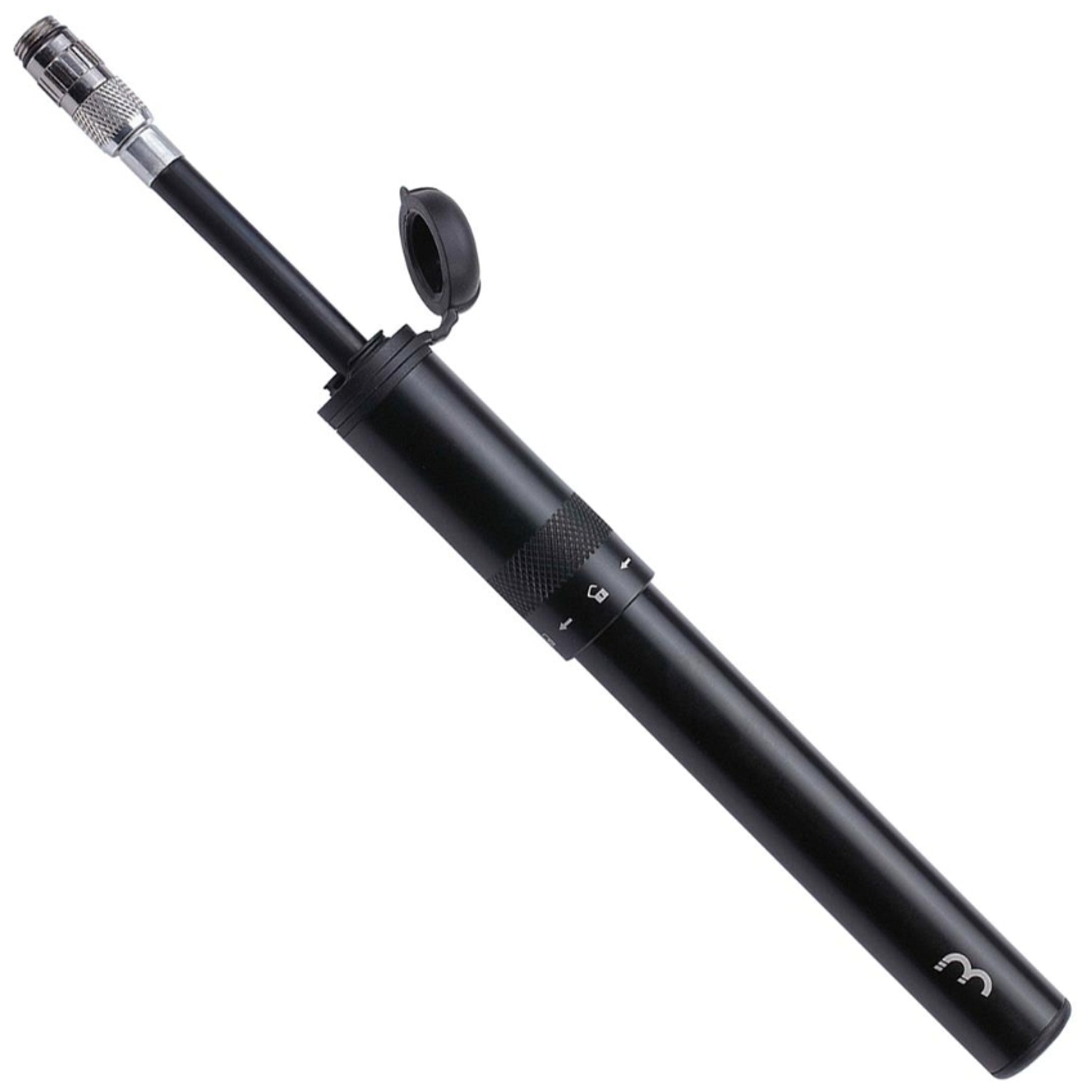 BBB Easyroad Minipump Black Aluminum 185mm 130Psi