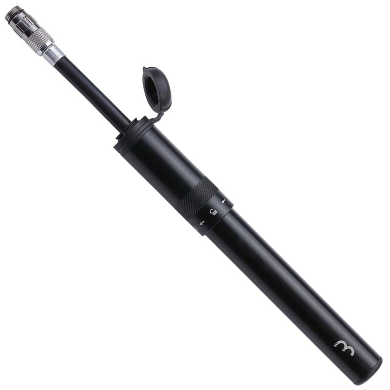 BBB Easyroad Minipump Black Aluminum 185mm 130Psi