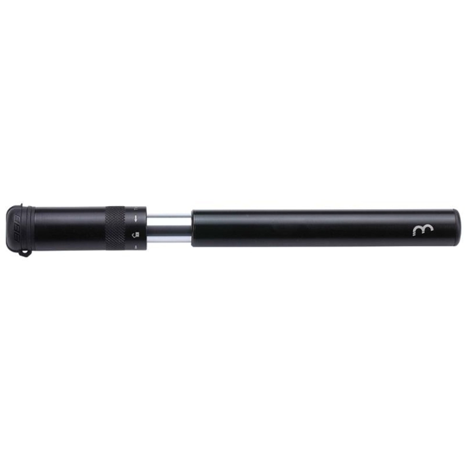 BBB Easyroad Minipump Black Aluminum 185mm 130Psi