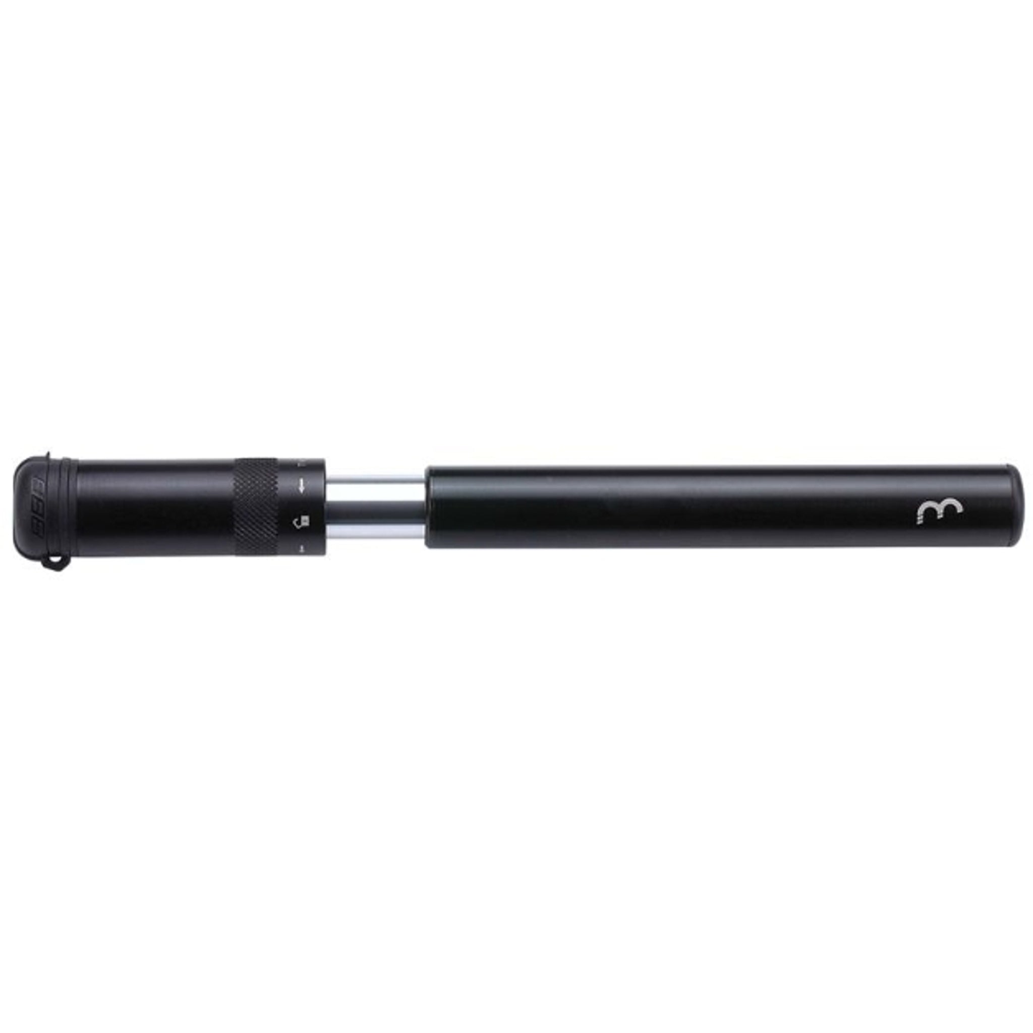 BBB Easyroad Minipump Black Aluminum 185mm 130Psi