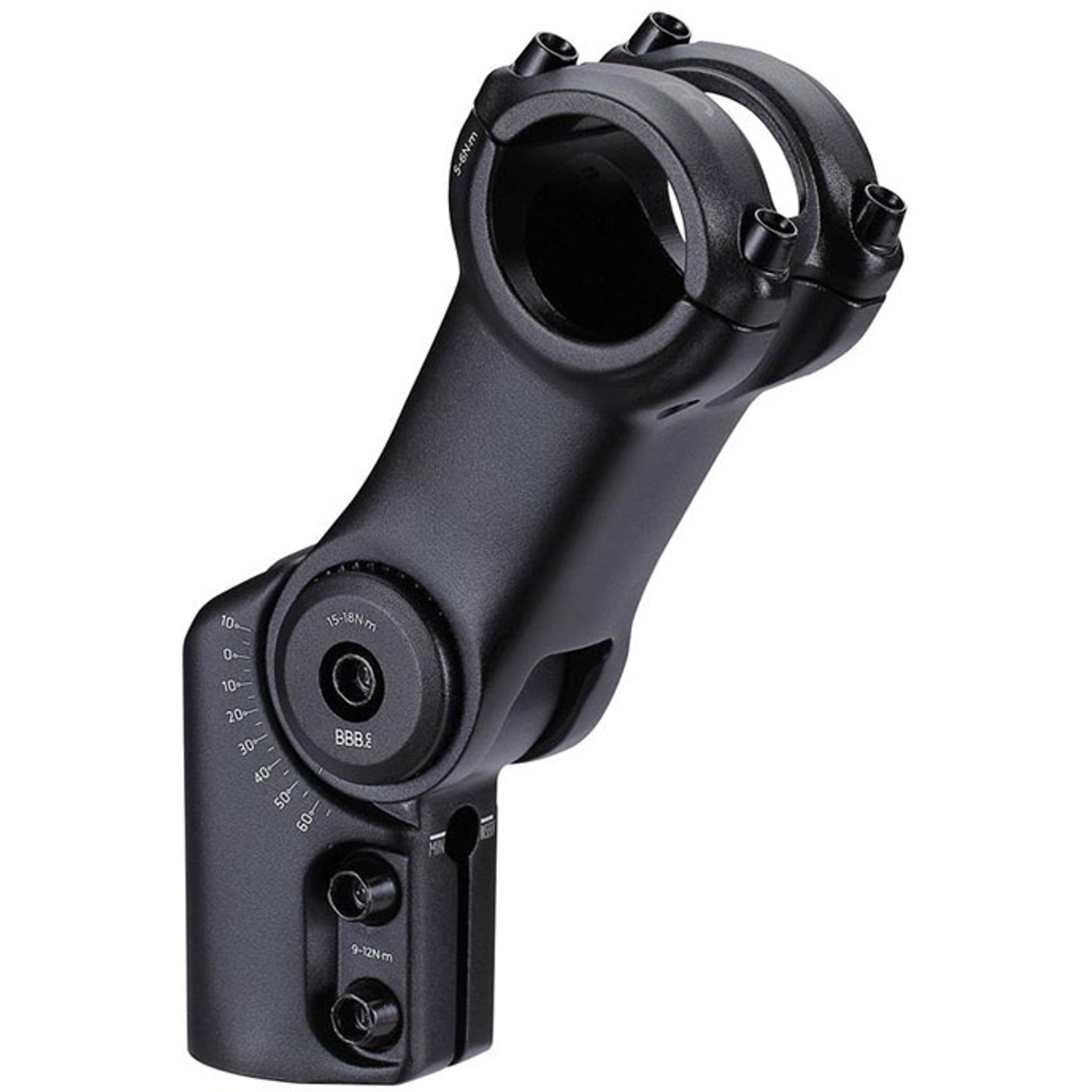 BBB Highfix OS Stem 100mm 31.8 +60/-10D Adjustable (Fits 28.6mm Steerer)