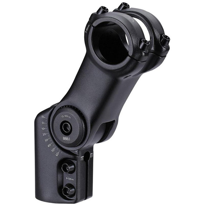 BBB Highfix OS Stem 100mm 31.8 +60/-10D Adjustable (Fits 28.6mm Steerer)
