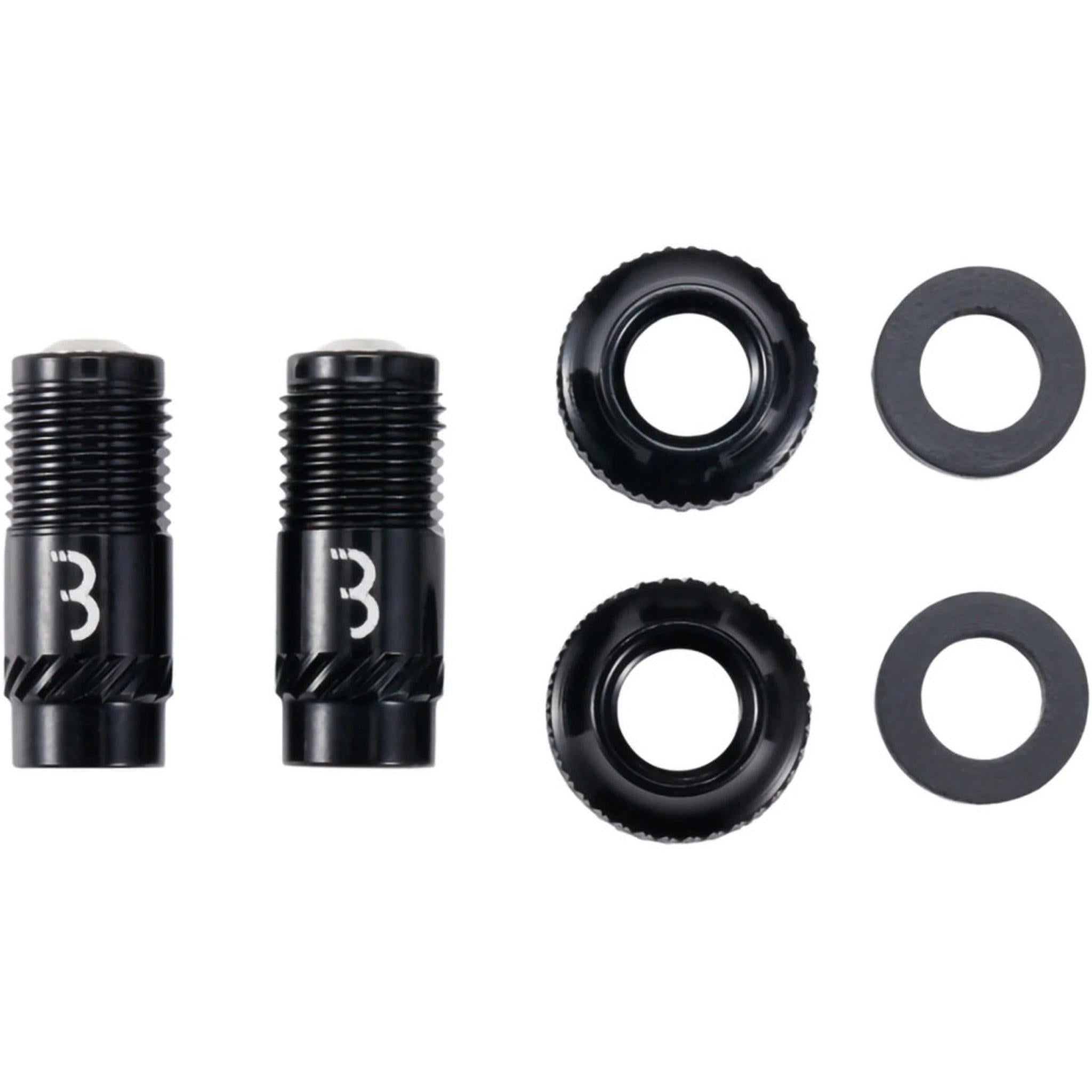BBB Cycling CoreCap Tubeless Valve Cap 2-Piece Black