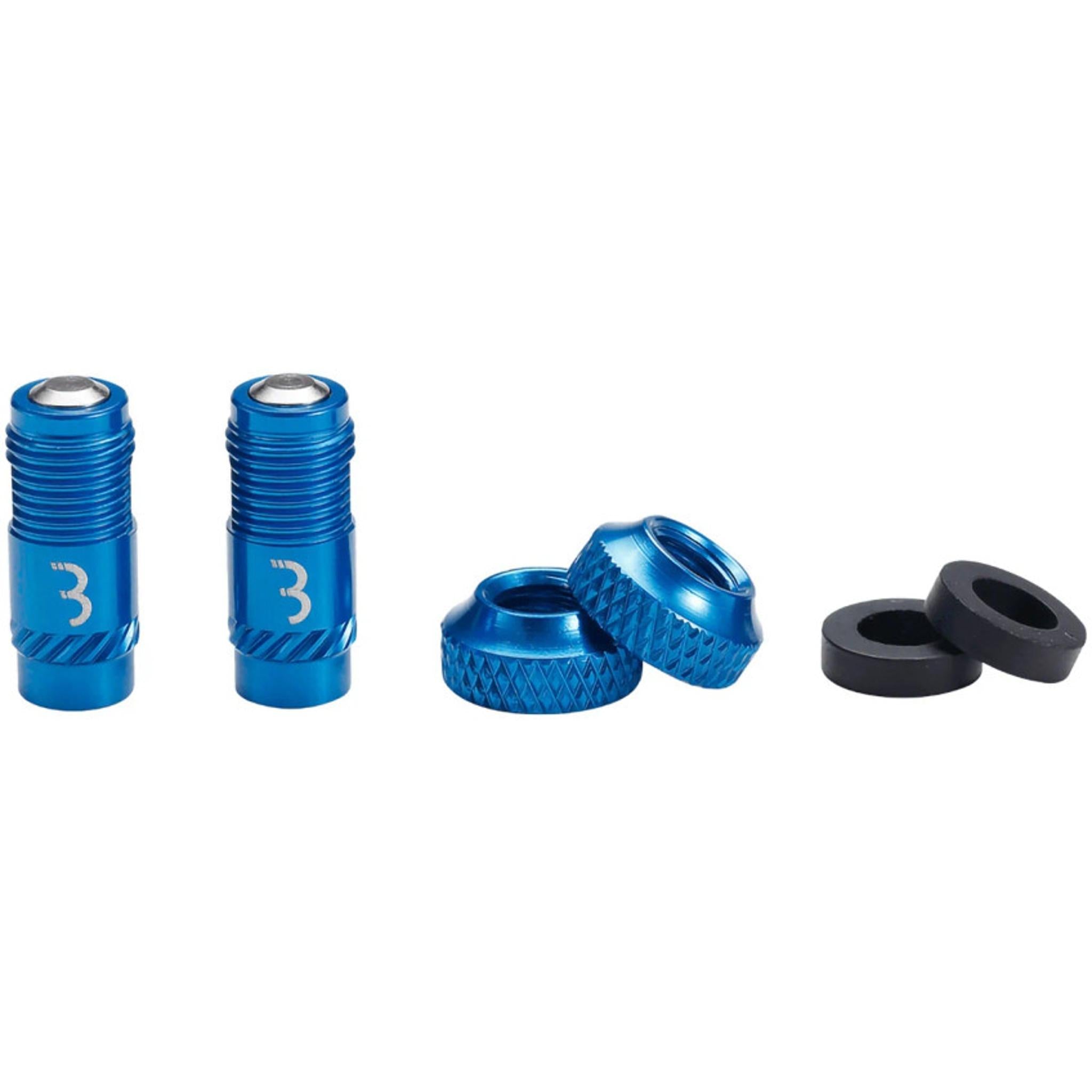 BBB Cycling CoreCap Tubeless Valve Cap 2-Piece Blue