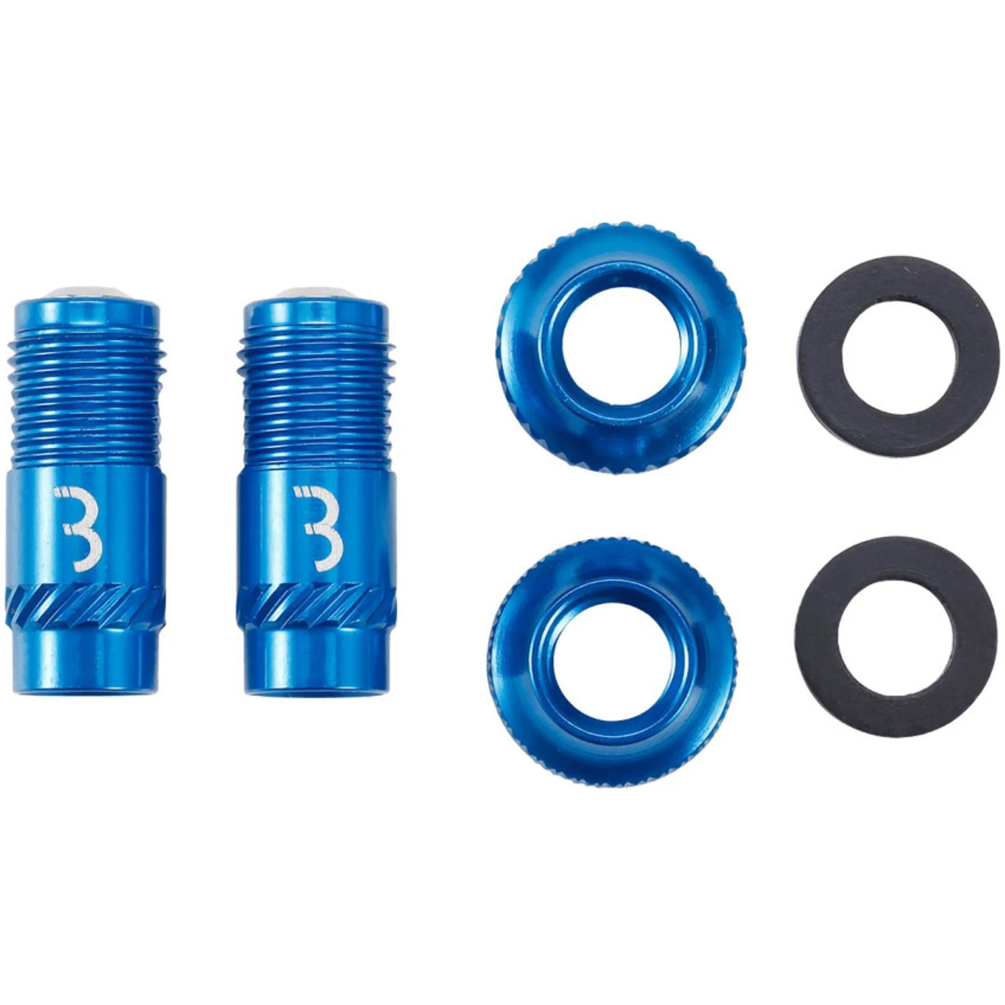 BBB Cycling CoreCap Tubeless Valve Cap 2-Piece Blue