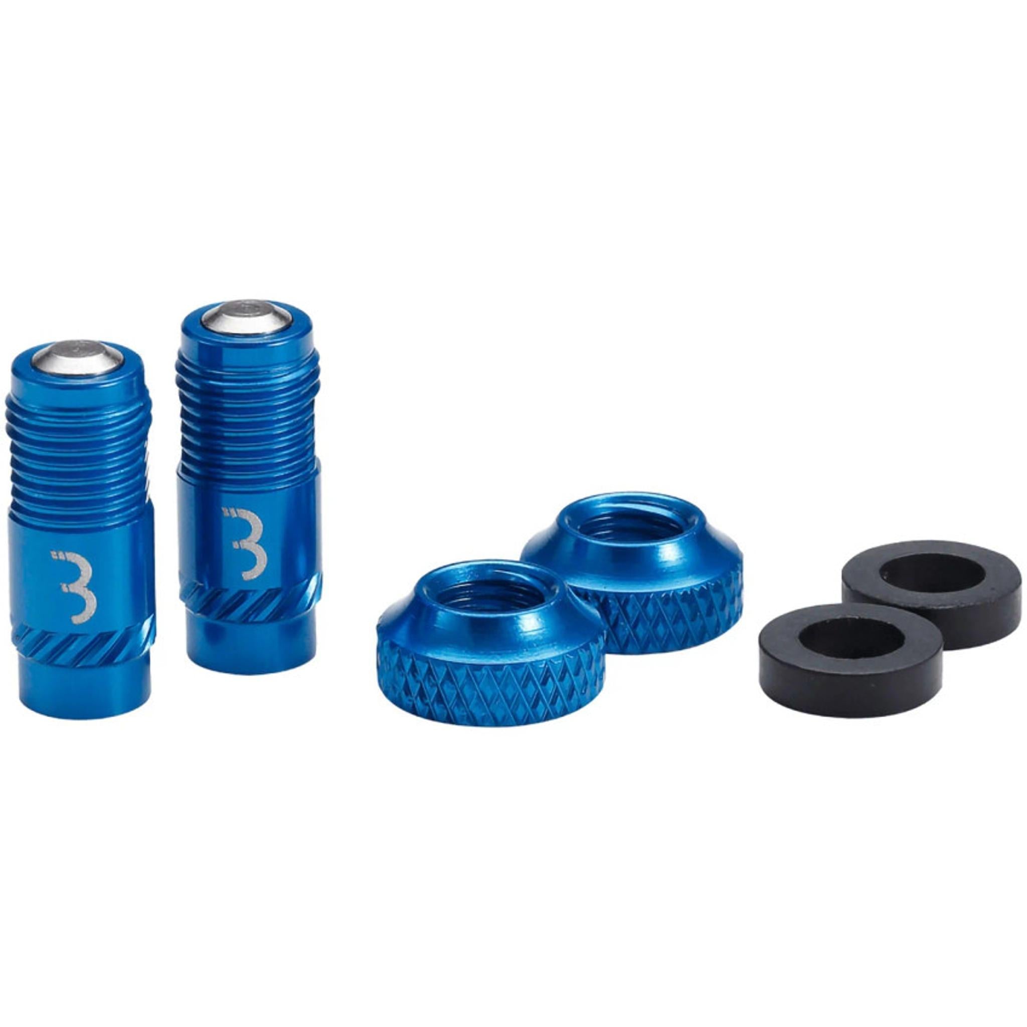 BBB Cycling CoreCap Tubeless Valve Cap 2-Piece Blue