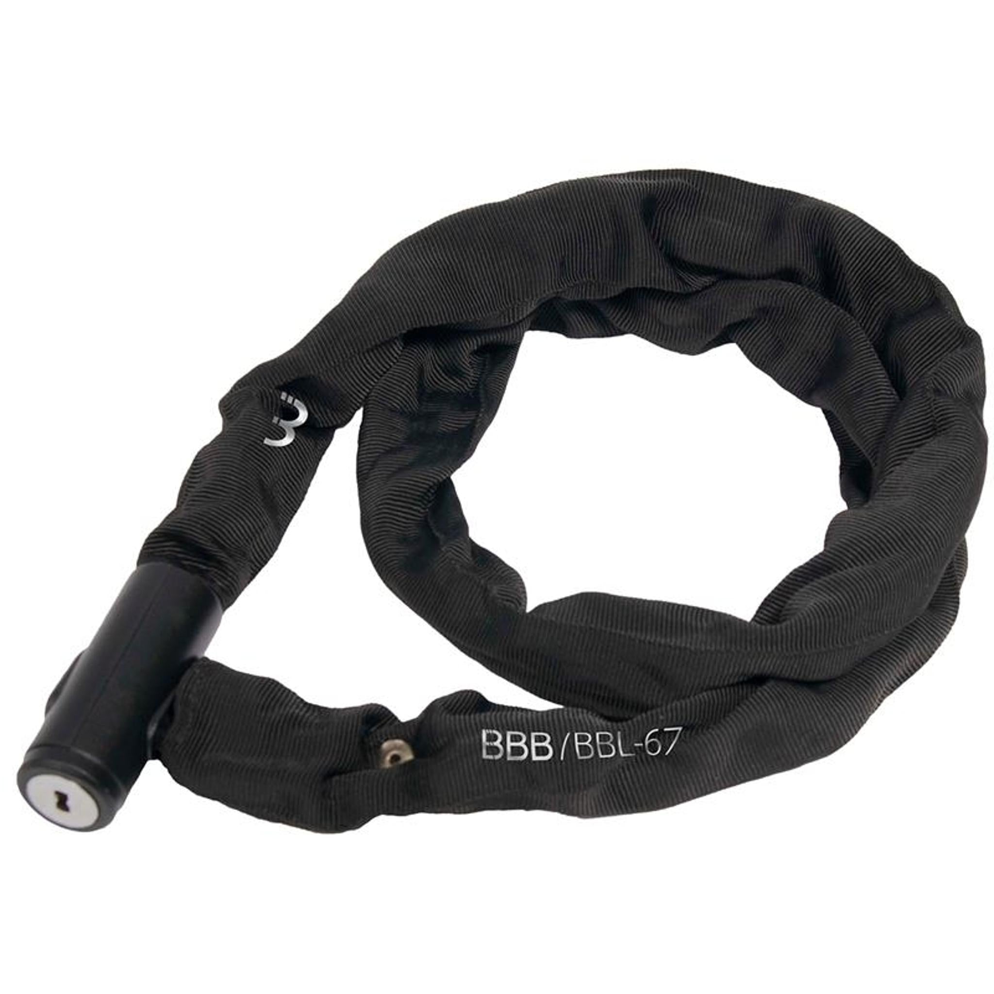 BBB QuickChain Key Chain Lock 4.5mm x 1m Black
