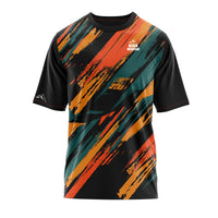 Black Mountain Shadow Trail Slasher Short Sleeve MTB Jersey Orange