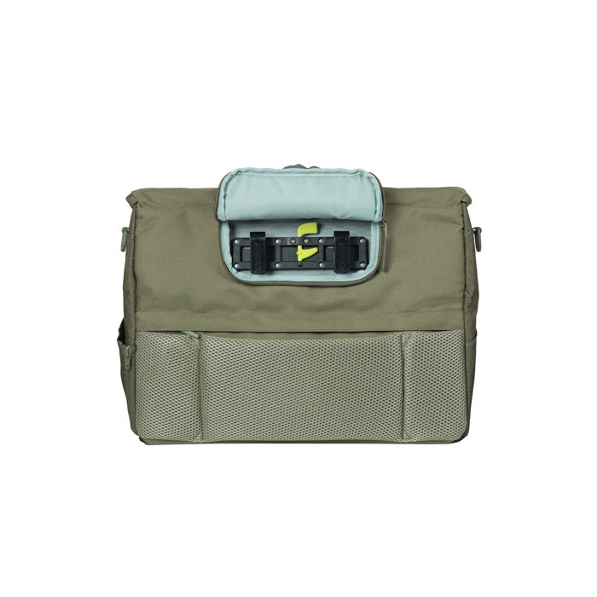 Basil B-Safe Commuter Office Bag With Nordlicht Light Olive Green (Includes Rain Cover)