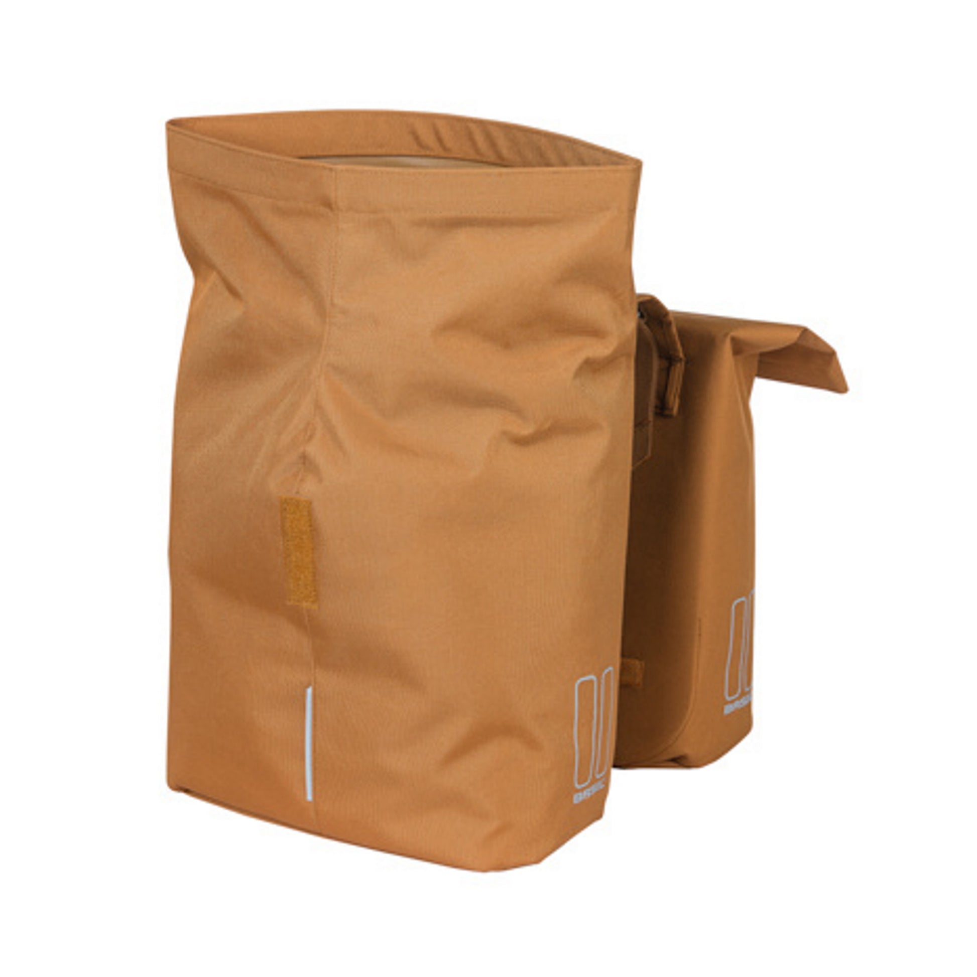 Basil City Double Bag 28-32L Camel Brown