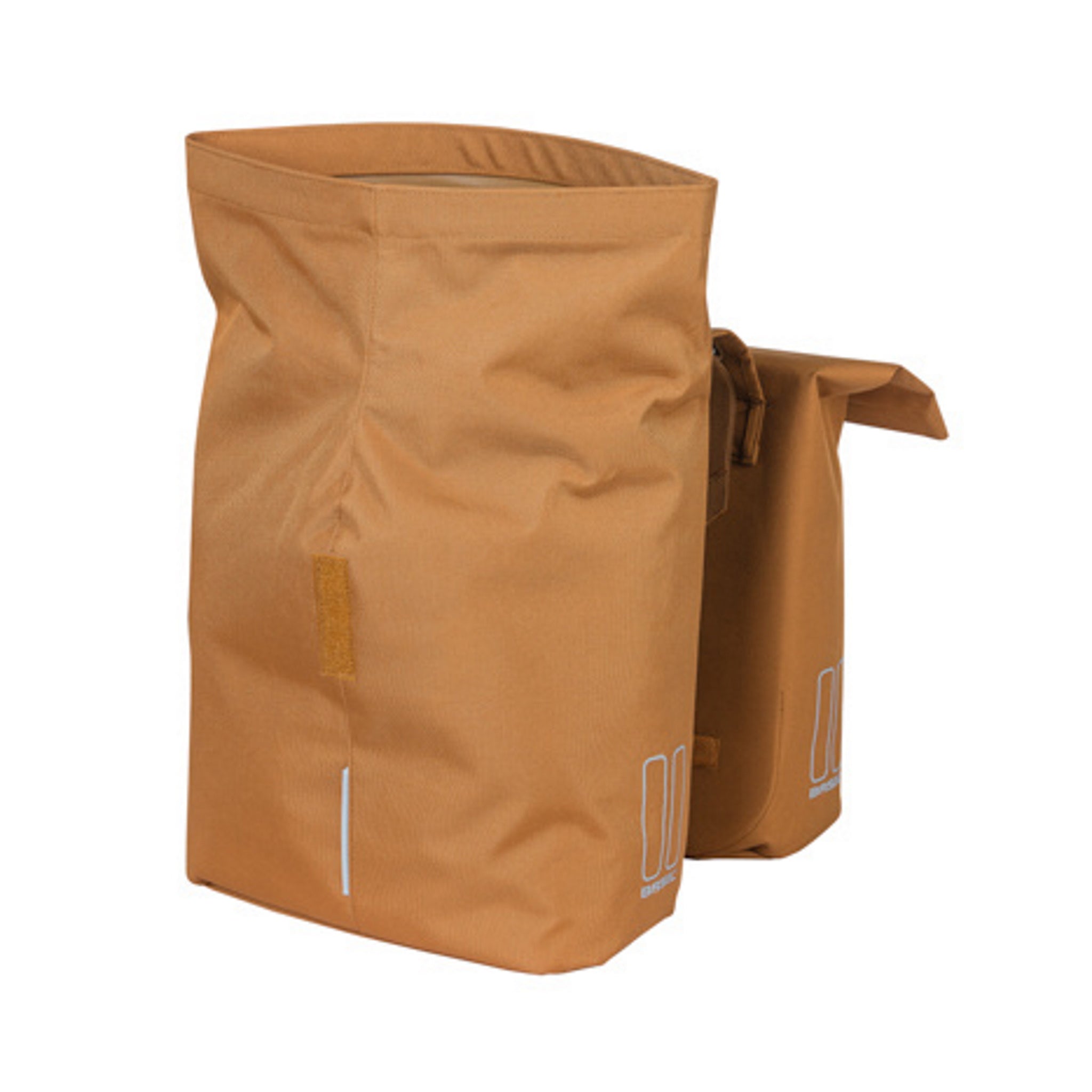 Basil City Double Bag 28-32L Camel Brown