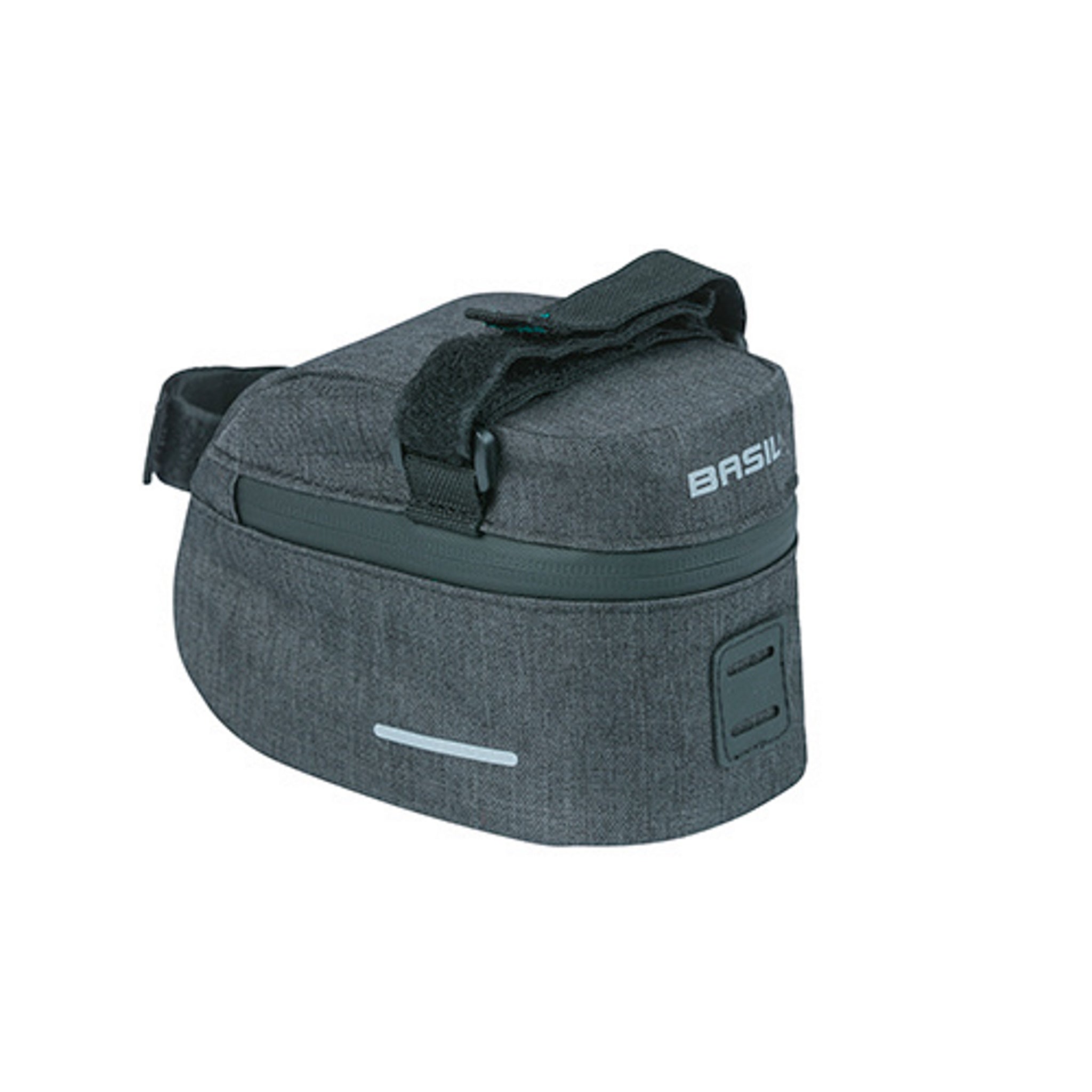 Basil Discovery 365D Saddle Bag Med 1L Black Melee