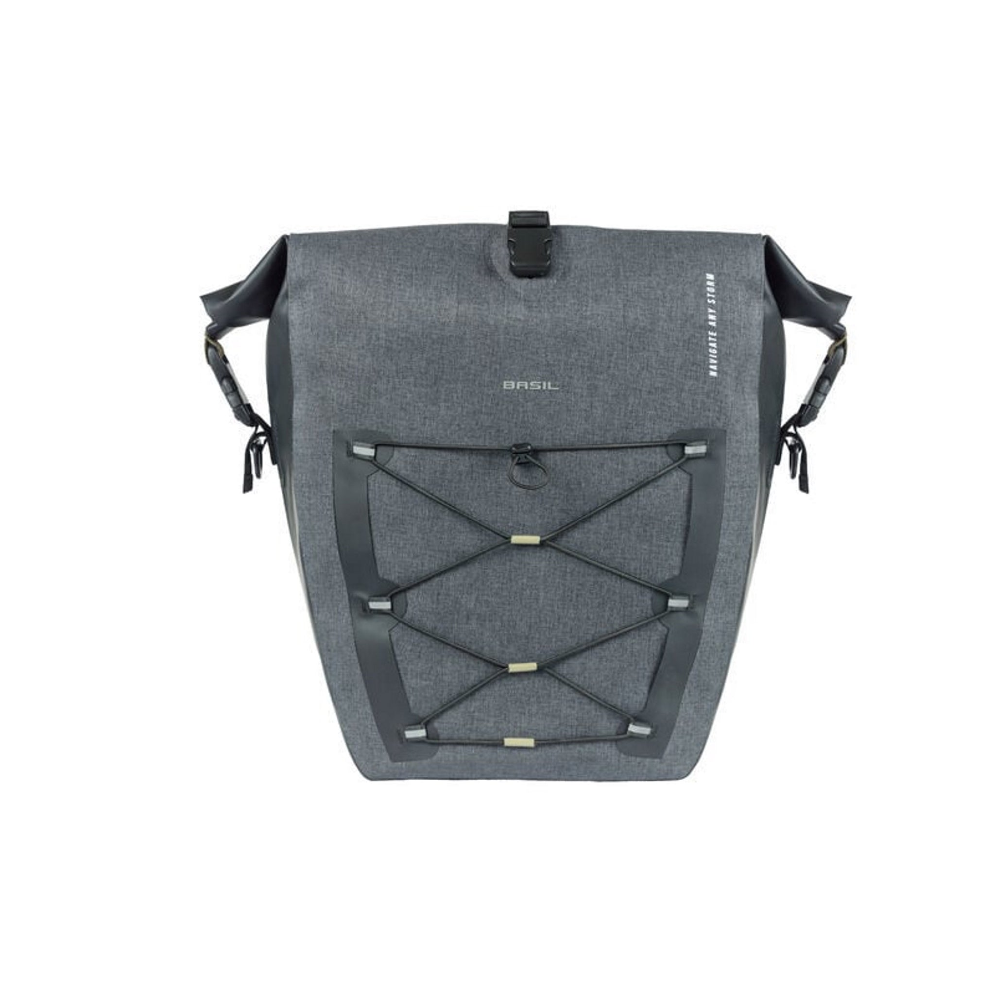 Basil Navigator Storm Large Waterproof Single Bag 25-31L Black