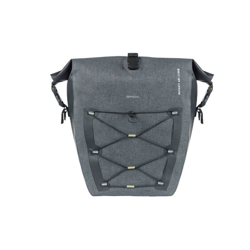 Basil Navigator Storm Large Waterproof Single Bag 25-31L Black
