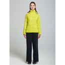 Basil Skane Women's Hi-Vis Bicycle Rain Jacket Neon Yellow Full Reflective