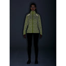 Basil Skane Women's Hi-Vis Bicycle Rain Jacket Neon Yellow Full Reflective