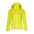 Basil Skane Women's Hi-Vis Bicycle Rain Jacket Neon Yellow Full Reflective