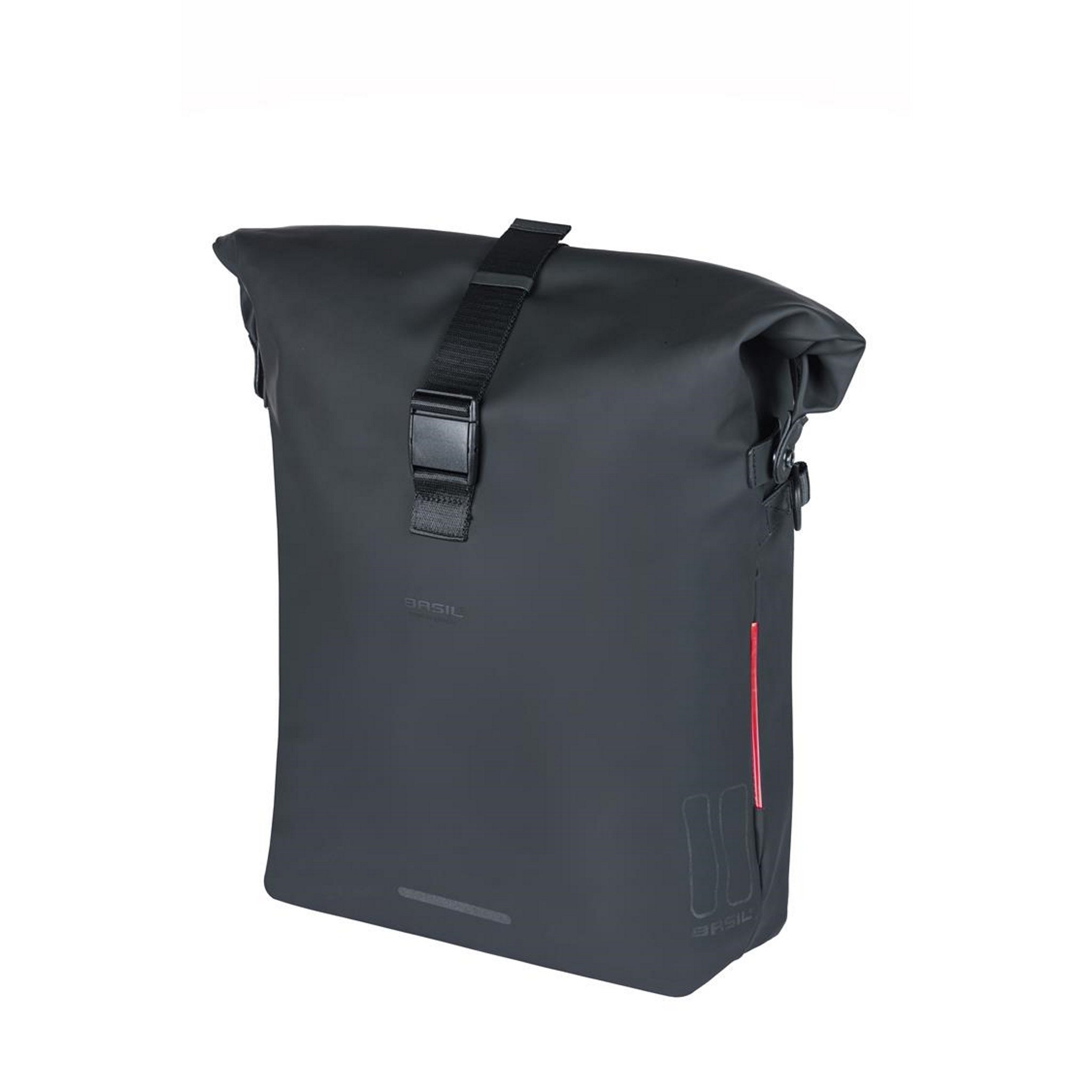 Basil Soho MIK Side Bicycle Bag/Backpack 17L with LED Light Black