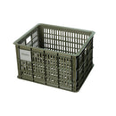 Basil Bicycle Crate Med 29.5L Recycled Synthetic Moss Green