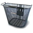 Basil Bremen Front Basket Mesh Black with Ahead-Stem Holder