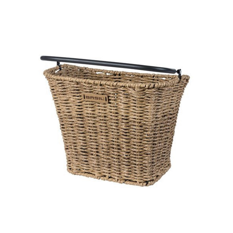 Basil Bremen Rattan Look KF Front Basket Seagrass (Handlebar Holder Sold Separately)