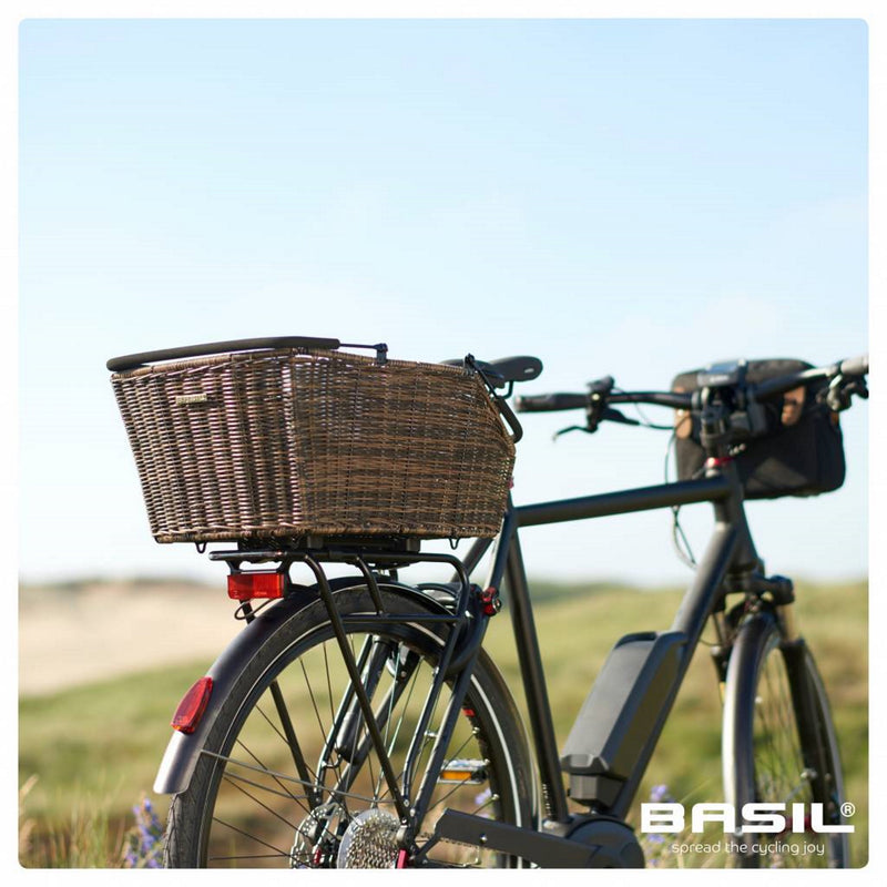 Basil Cento Rattan Look Multi Rear Basket