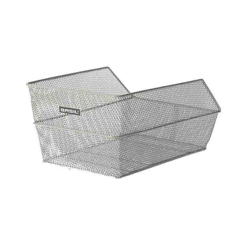 Basil Cento Rear Basket FM Silver