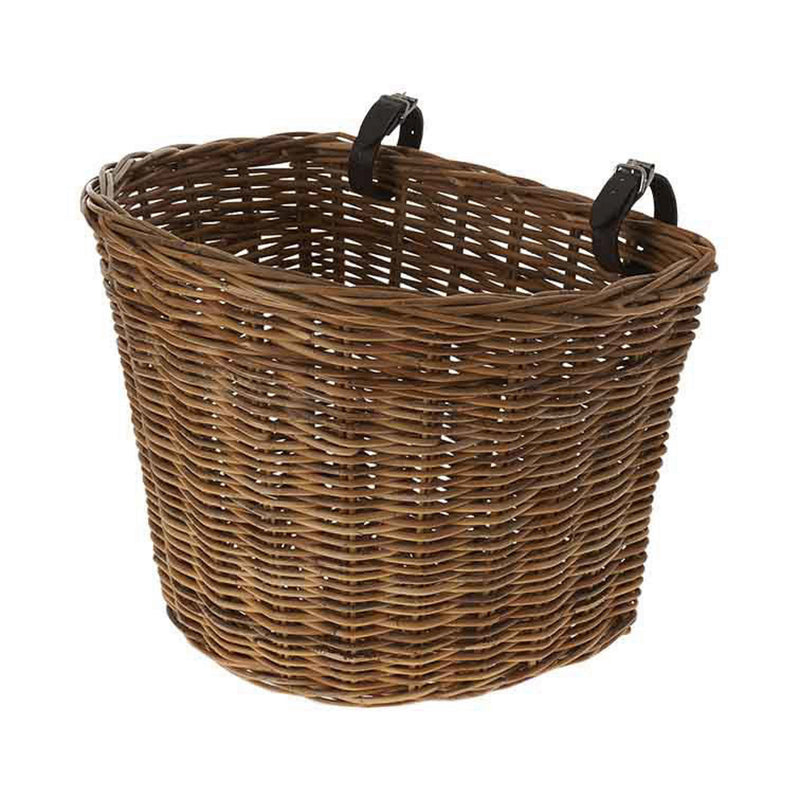 Basil Darcy Rattan Basket Natural Brown