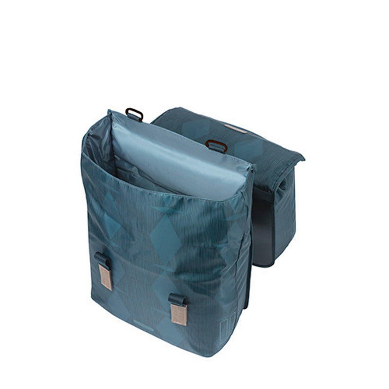 Basil Elegance Double Pannier 40-49L Estate Blue